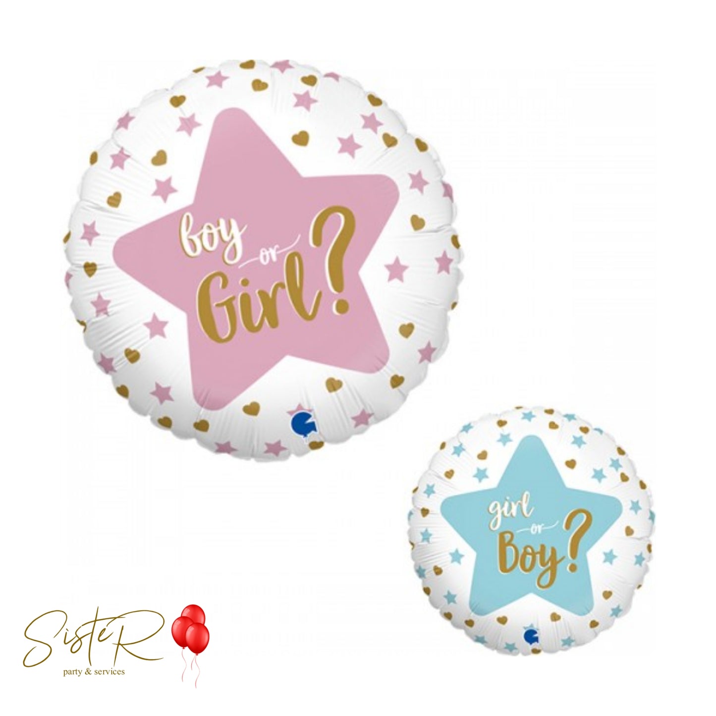 Palloncino Mylar Gender Reveal