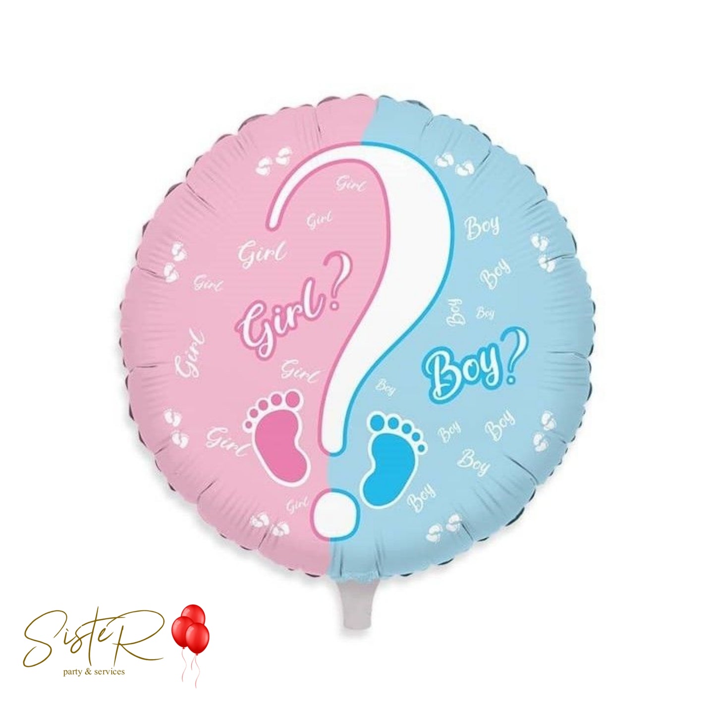 Palloncino, mylar, gender reveal