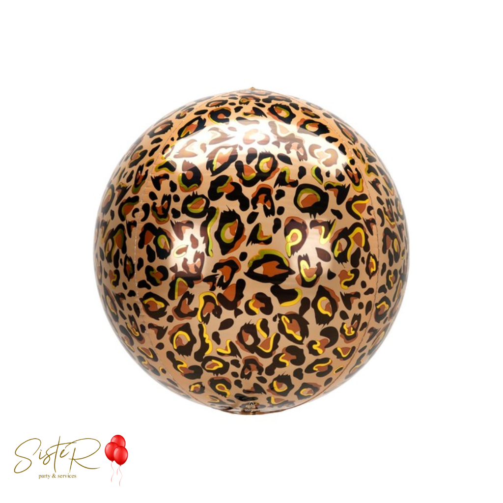 Pallone foil ORBZ a forma di leopardo