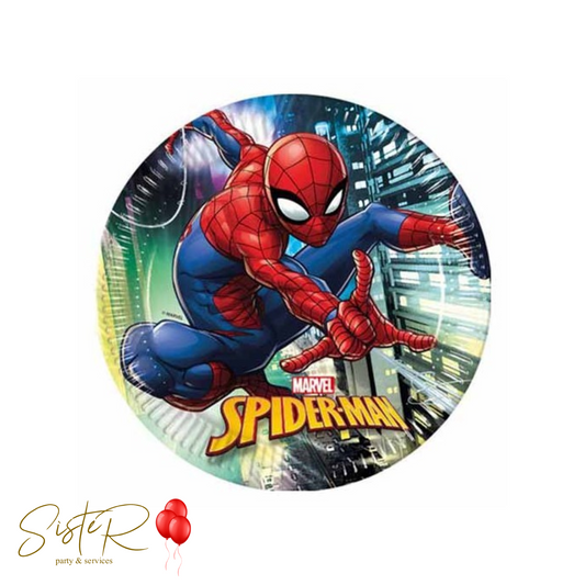 Piatti 23cm Spiderman 8pz