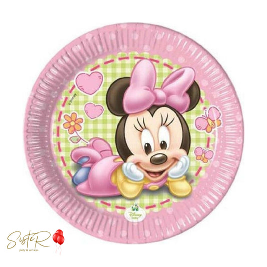 Piatti di Carta Baby Minnie