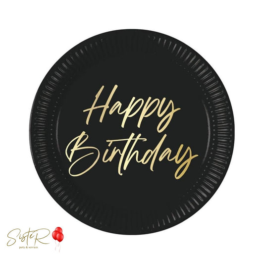 Piatti di Carta "Happy Birthday"