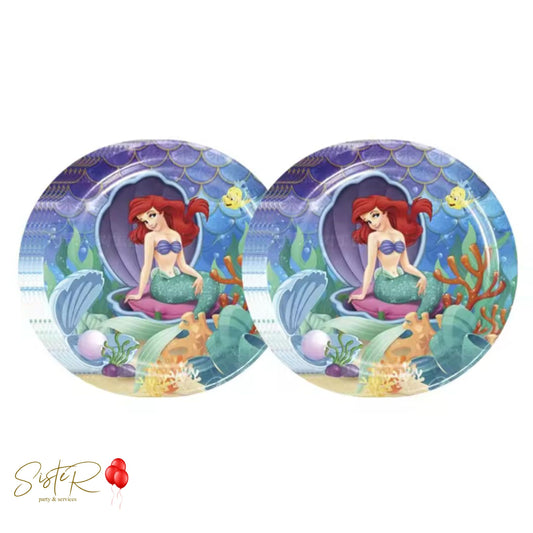 Piattini Dessert Sirenetta Ariel Disney