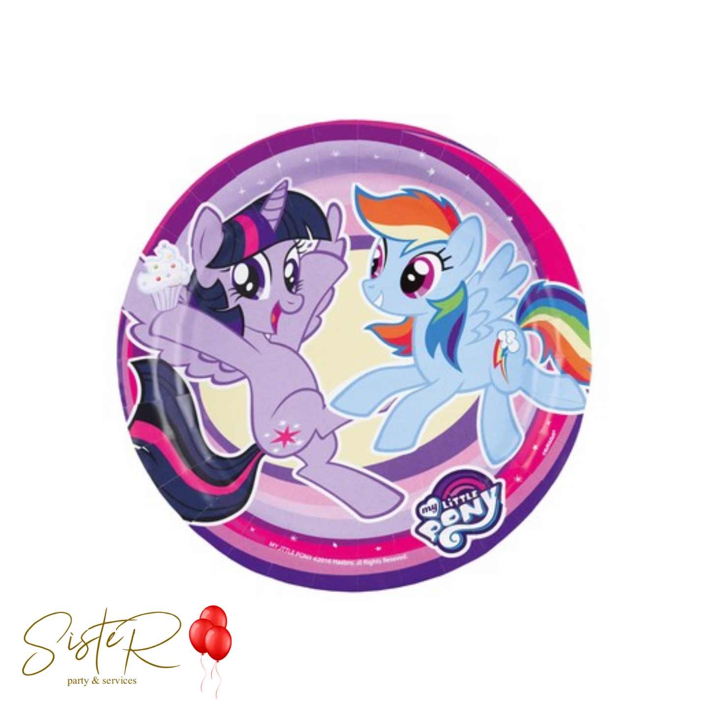 Piatto 18 cm My Little Pony 8 pz