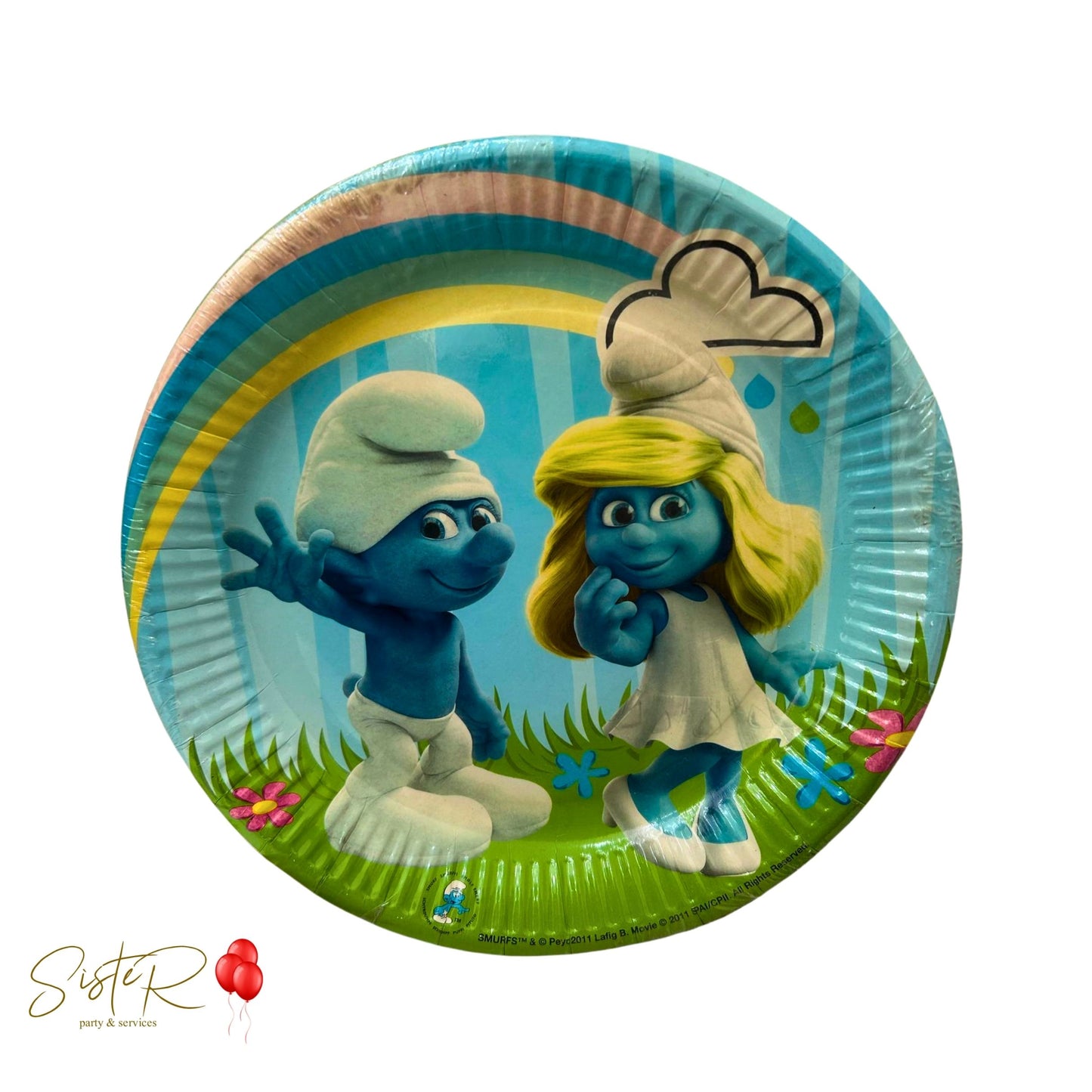 Piatti di Carta Puffi