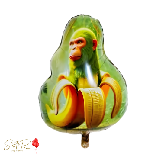 Palloncino Foil "Schimpanzini Bananini"