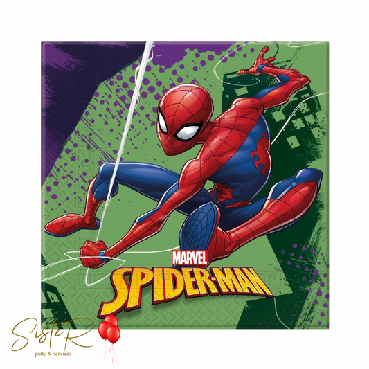 Tovaglioli Spiderman 33x33 20pz