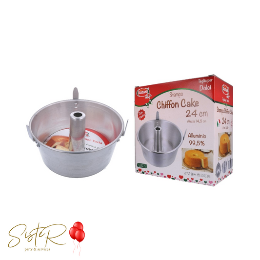 Stampo per Chiffon Cake in alluminio con piedini