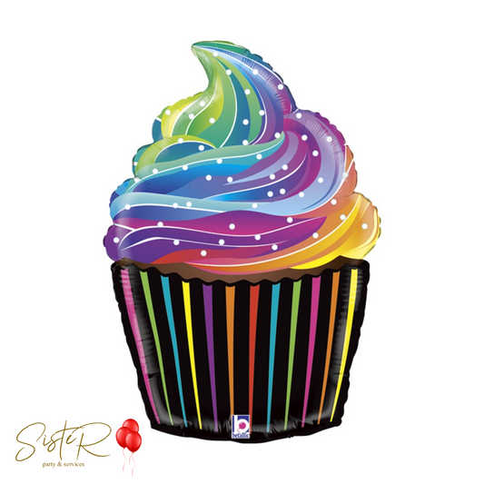 Palloncino Rainbow Cupcake