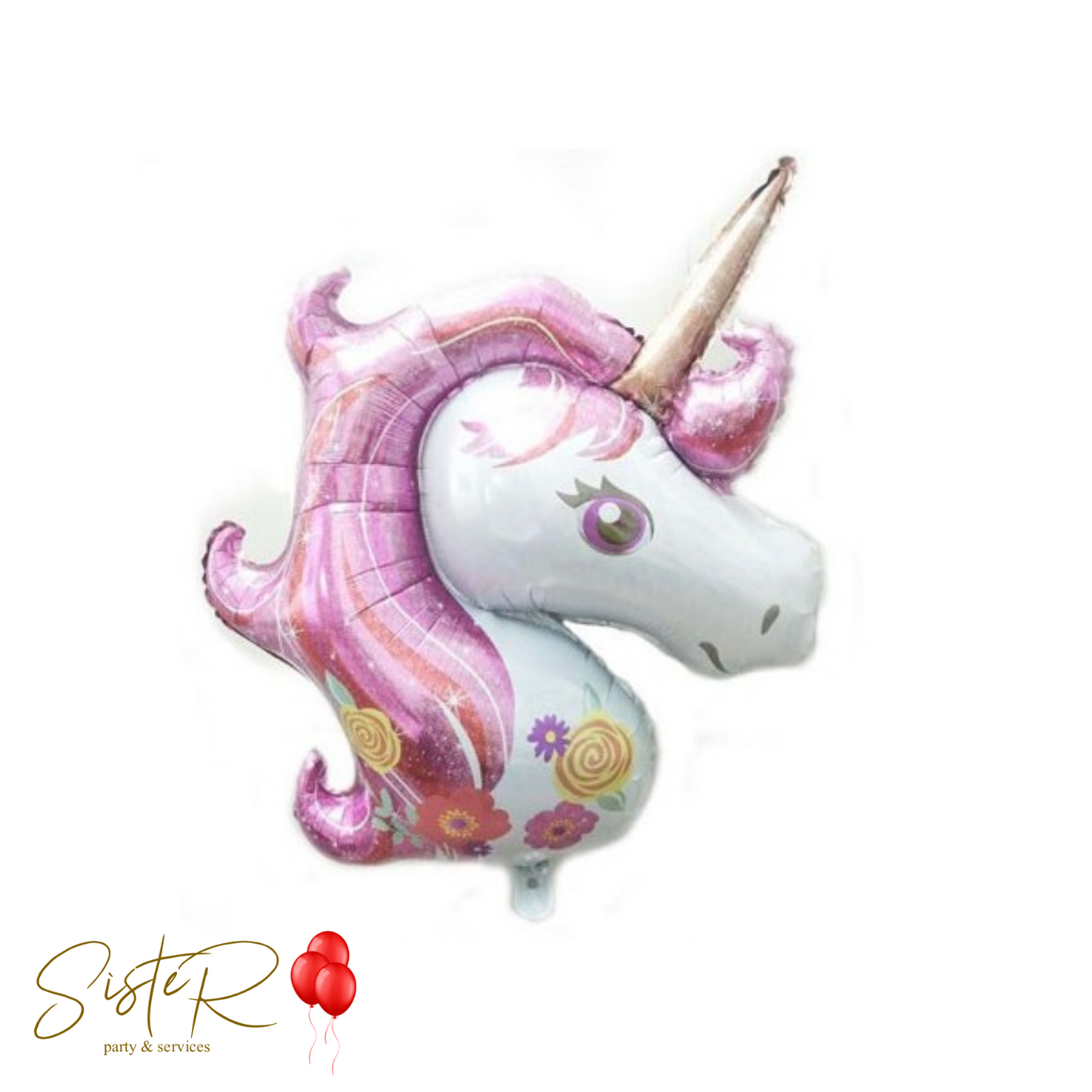 Supershape 87x117cm unicorno rosa