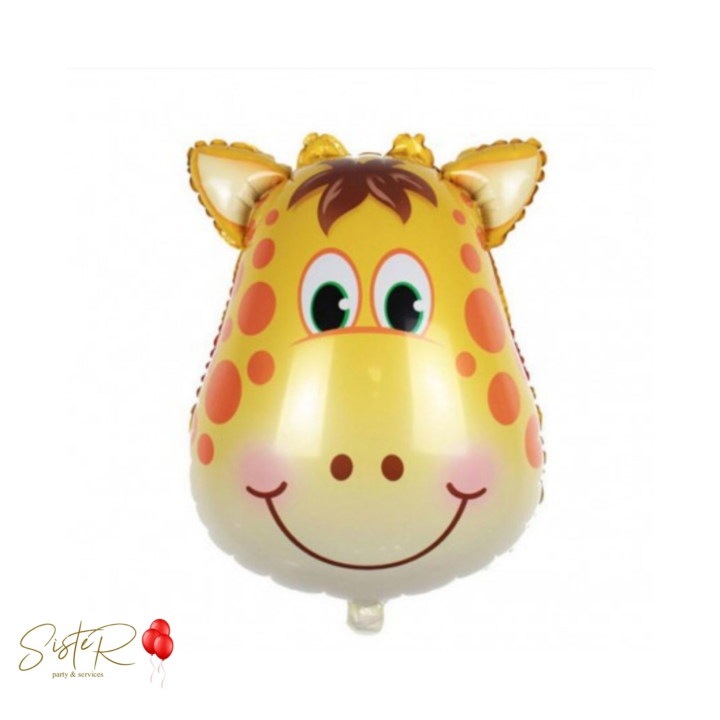 Palloncino Supershape Testa di Giraffa - 56 cm