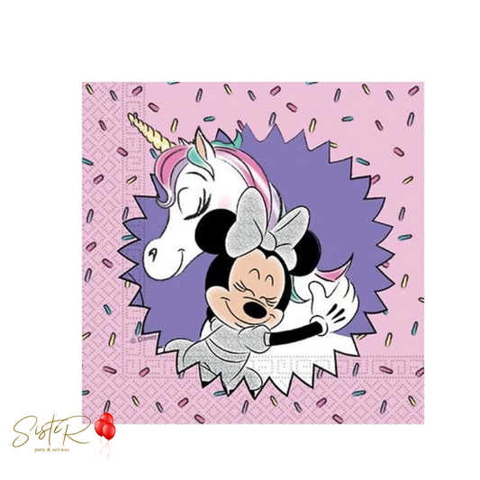 Tovaglioli Minnie e Unicorno