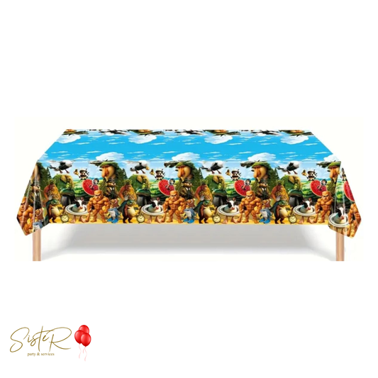 Tovaglia in Plastica "Italian Brainrot" - 108x180cm