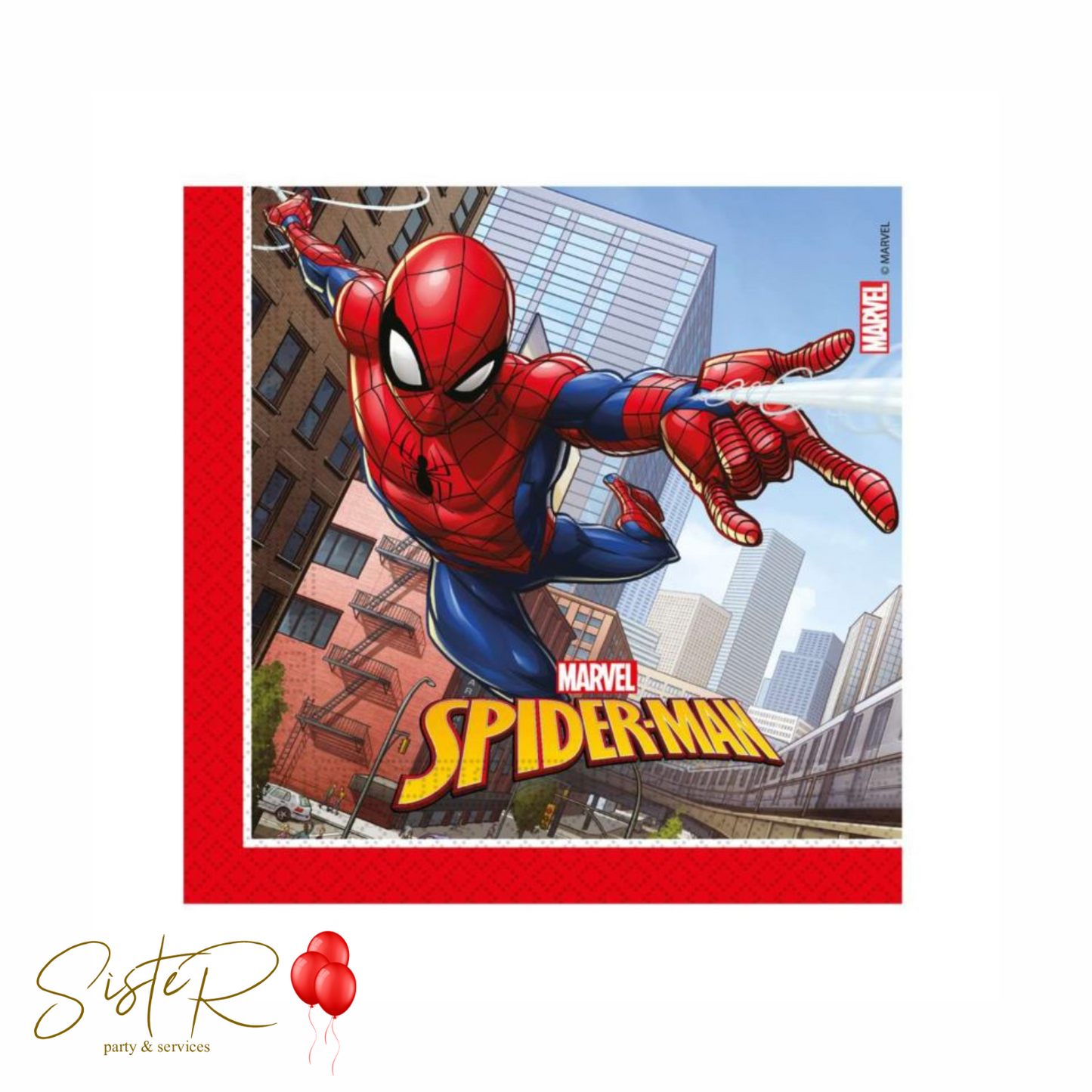 Tovaglioli Spiderman Crime Fighter 20 pz