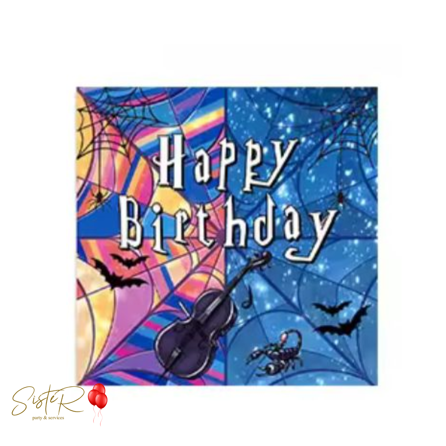 Tovaglioli di Carta Mercoledì Addams - 20 pz