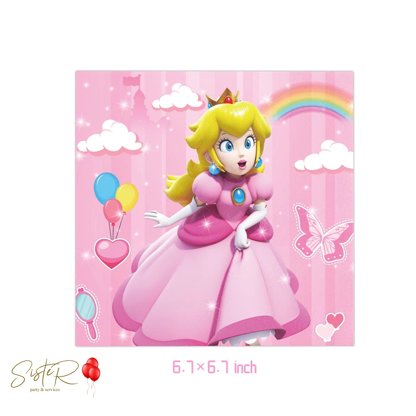 Tovaglioli di Compleanno Peach