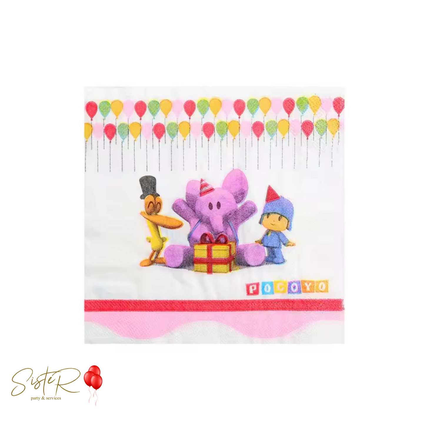 Tovaglioli in Carta Pocoyo - 10 pz