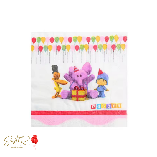 Tovaglioli in Carta Pocoyo - 10 pz