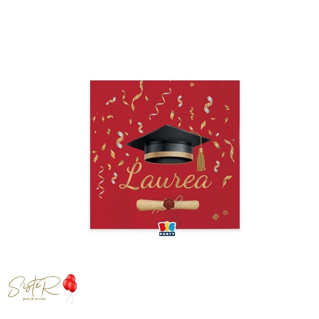 Tovaglioli Laurea "Glamour"