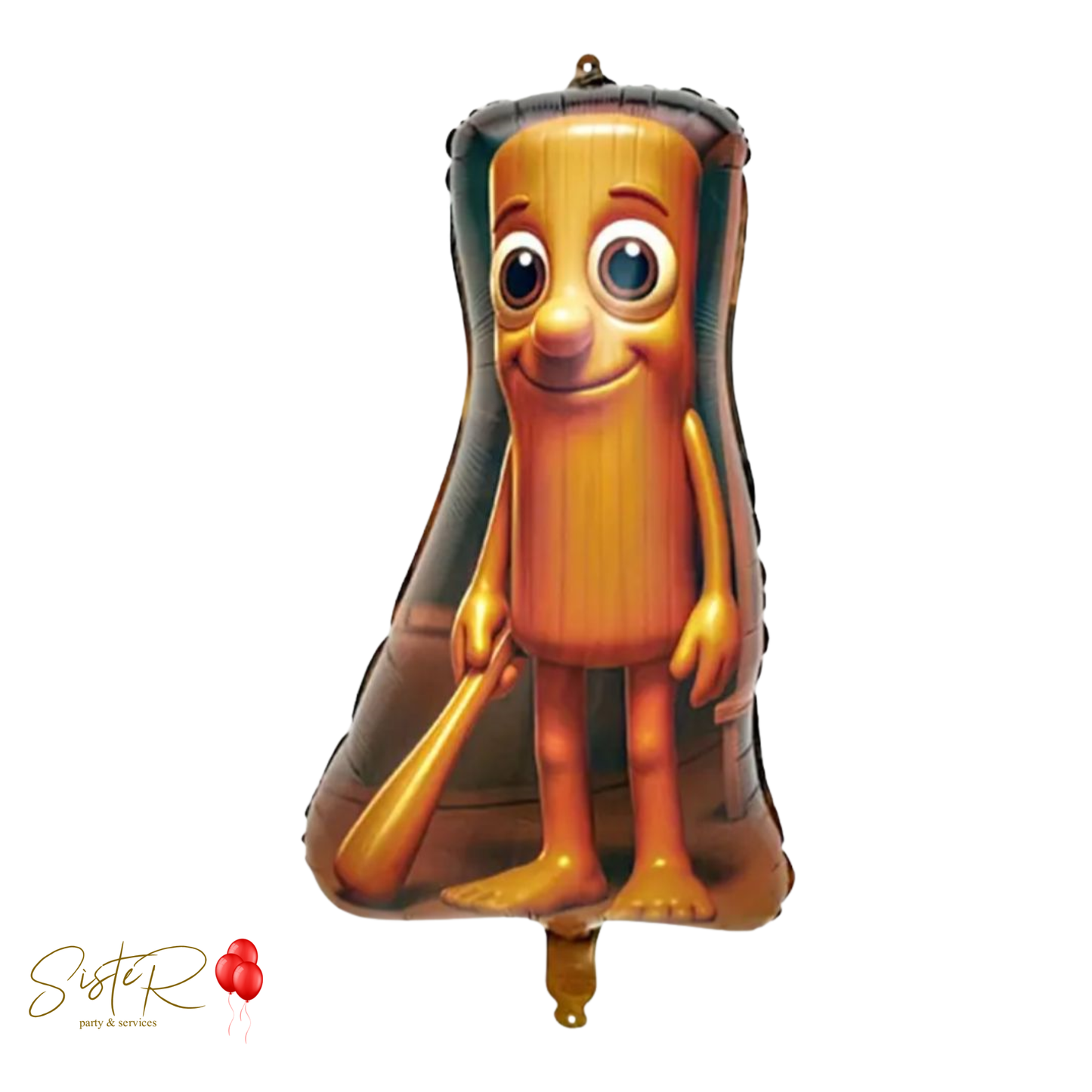 Palloncino Mylar "Tung Tung Tung Sahur Italian Brainrot" - Il Meme Gonfiabile!