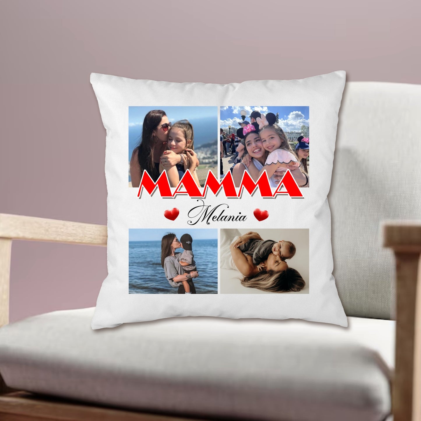 Cuscini Personalizzati Festa della Mamma – Con Foto, Nome e Dedica