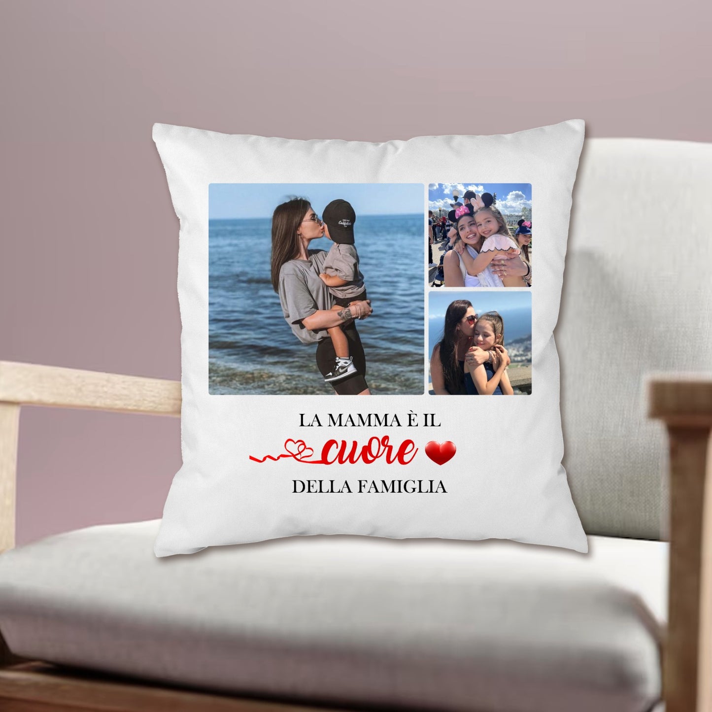 Cuscini Personalizzati Festa della Mamma – Con Foto, Nome e Dedica