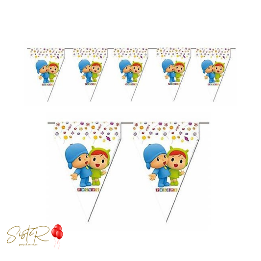 Festone Bandierine Pocoyo - Lunghezza 3mt