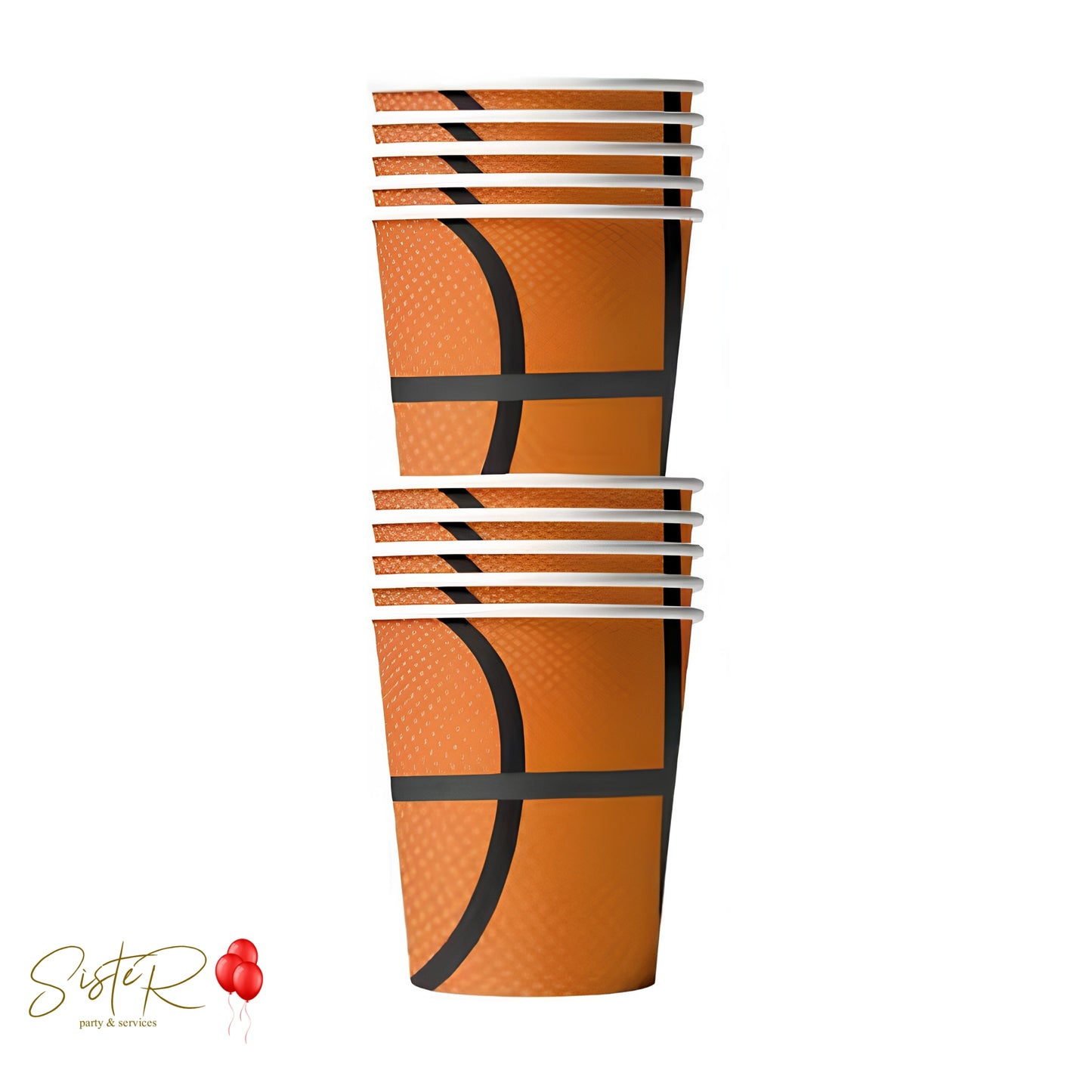 Bicchieri Tema Basket – Confezione da 10 pezzi