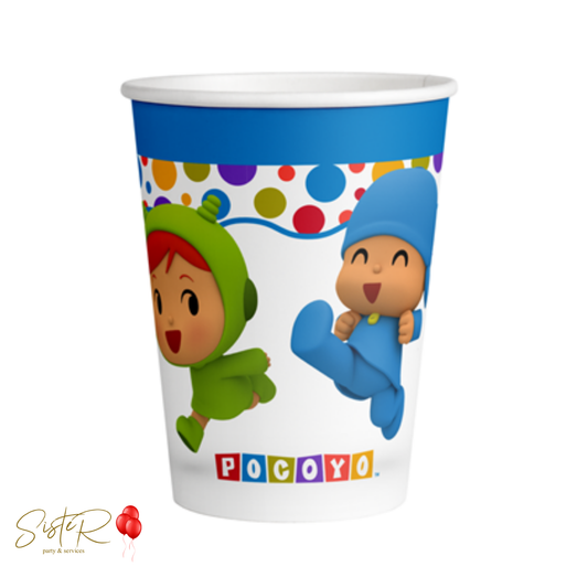 Bicchieri di Carta Pocoyo - 8 pz