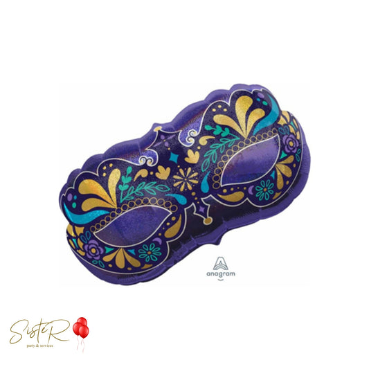 Palloncino Supershape Maschera di Carnevale - 76 cm