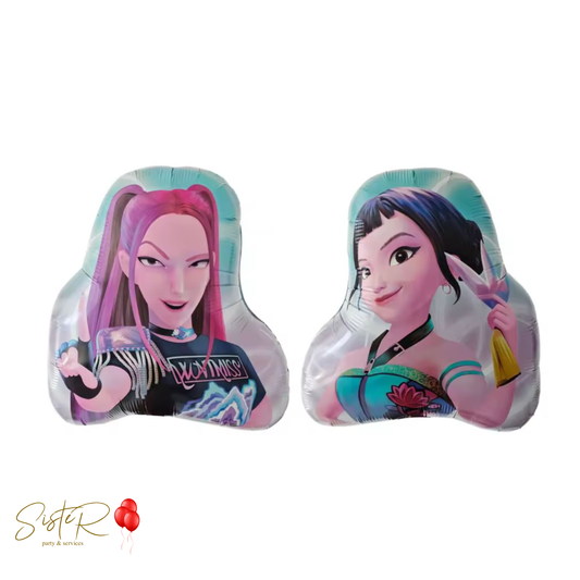 Palloncino Foil Rumi e Mira 52x59cm - Stampa Fronte/Retro