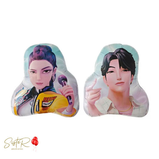 Palloncino Foil K-Pop Demon Hunters - 52x59cm