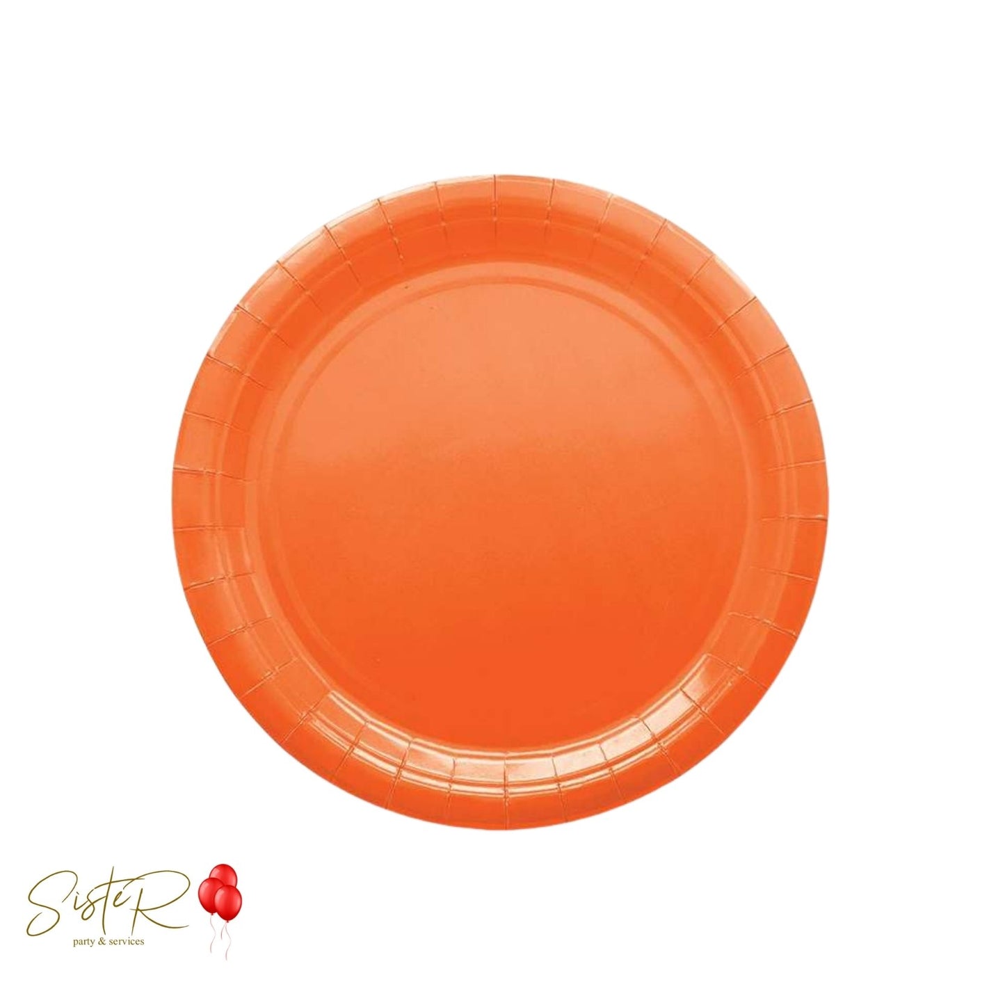 Piatti Arancione - Diametro 24 cm, 25 pz