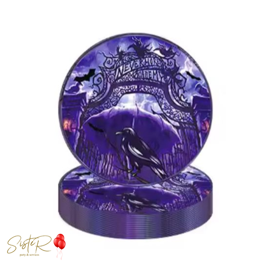 Piattini Mercoledì Addams - 18 cm, 10 pz