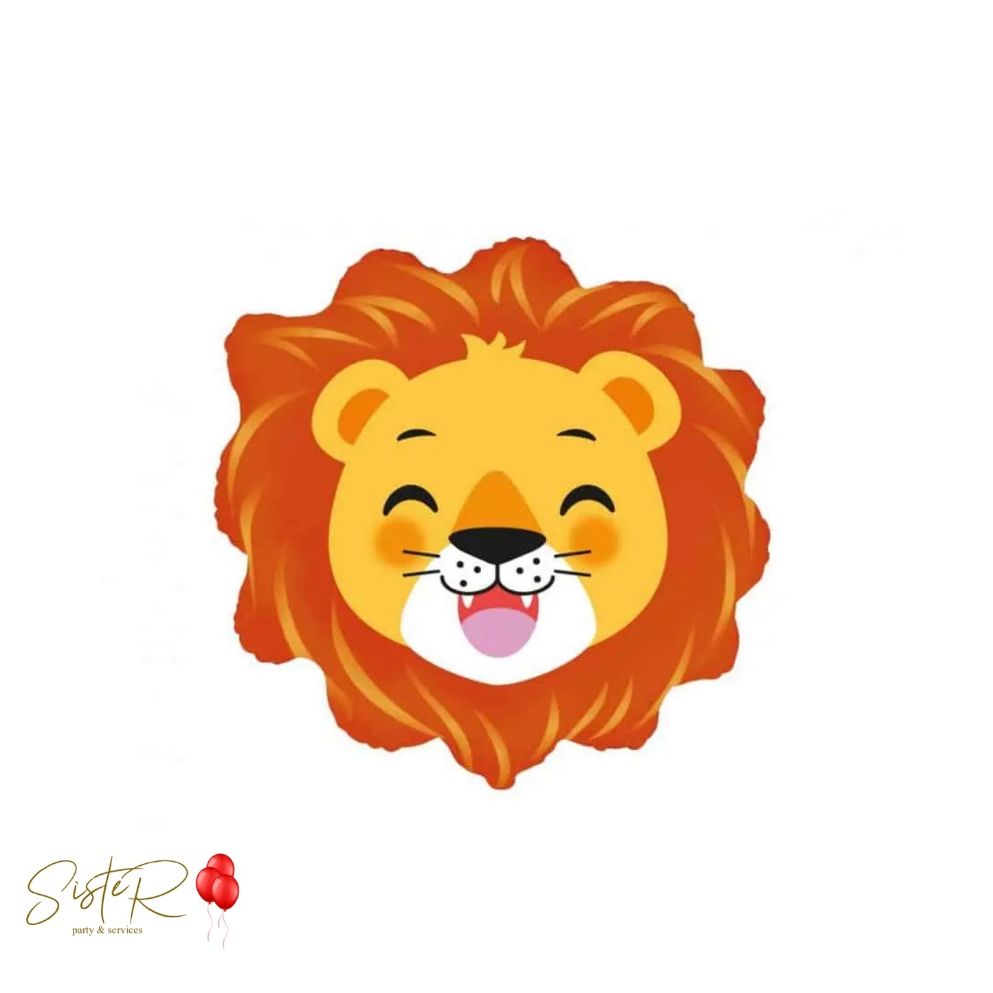 Palloncino Supershape Testa di Leone - 58 cm