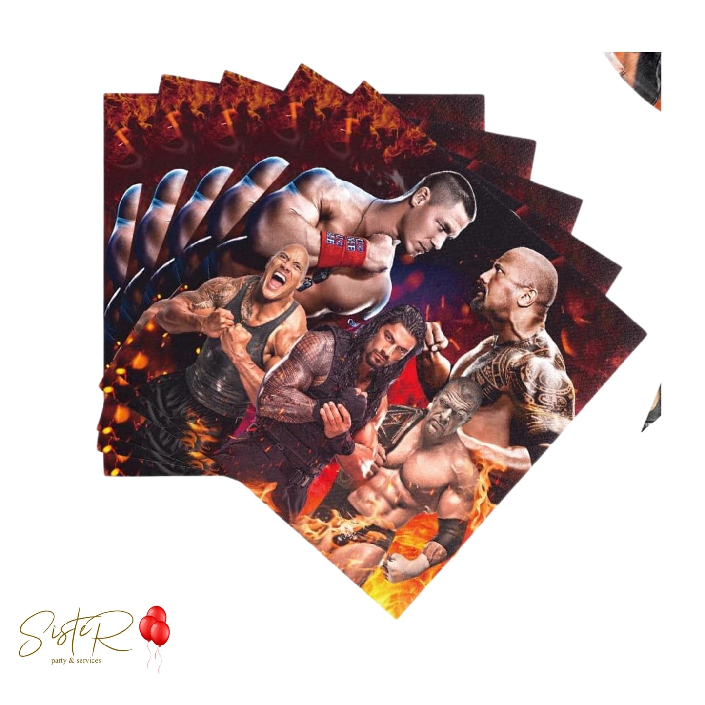 Tovaglioli di Carta Wrestling